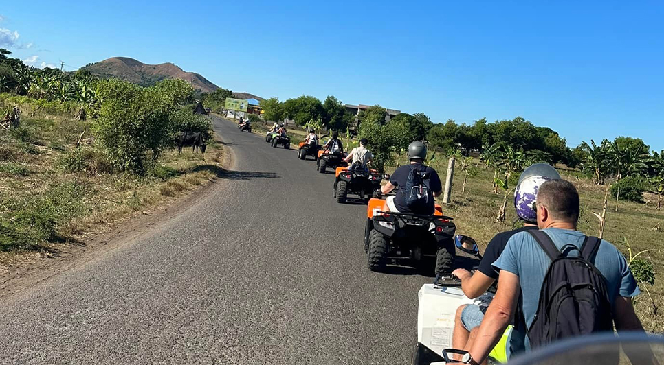 Balade en quad dans les plantations